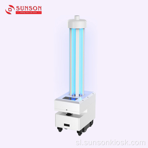 Robot za razkuževanje z UV žarnicami